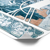 Woman with Rose, Mucha Poster (Hoek)