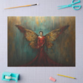 Woman with wings, Angel, Decoupage, Tissue paper, Tissuepapier (Craft)