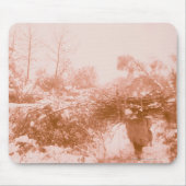 Woman Wood Gatherer Muismat (Voorkant)