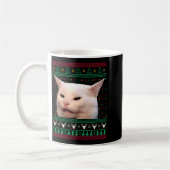Woman Yelling At A Cat Ugly X-mas Sweaters Funny M Koffiemok (Links)