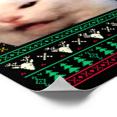 Woman Yelling At A Cat Ugly X-mas Sweaters Funny M Poster (Hoek)