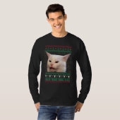 Woman Yelling at a Cat Ugly X mas Sweaters Meme D (Voorkant volledig)