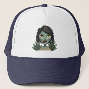 Woman Zombie - Emoji Trucker Pet