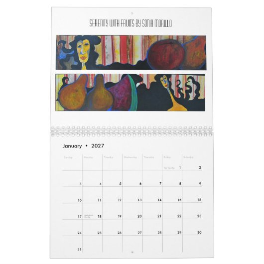 Womanhood Agenda Kalender (Jan 2027)