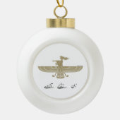 WomanLifeFreedom keramische kerstversiering Keramische Bal Ornament (Voorkant)