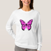 Woman's Butterfly Long Sleeve Shirt (Voorkant)