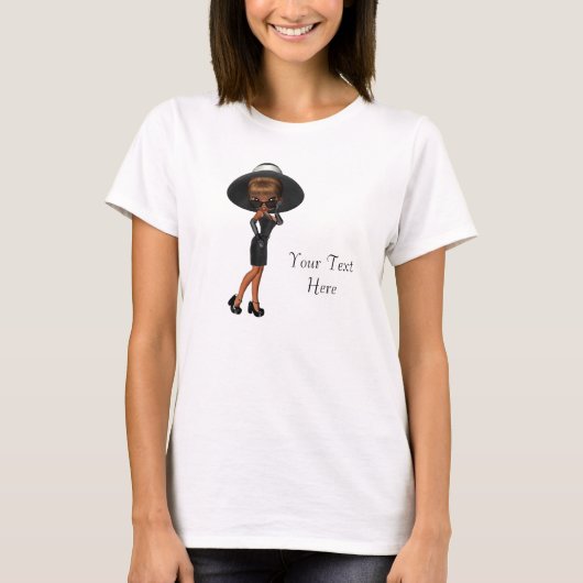 Womans Diva Shirten T-shirt (Voorkant)