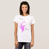 Woman's Face Pro-Choice T-shirt (Voorkant volledig)