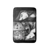 Womans fantasie sprookjescollage badmat (Voorkant Verticaal)