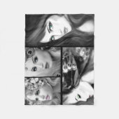 Womans fantasie sprookjescollage fleece deken (Voorkant)