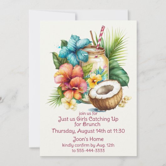 Woman's Gettogether Kaart (Voorkant)