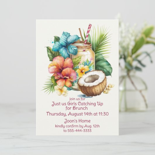 Woman's Gettogether Kaart (Staand voorkant)