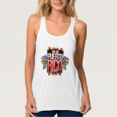 Womans Go-GoPuertoRico racerback-shirt Tanktop (Voorkant)
