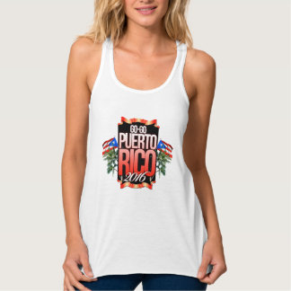 Womans Go-GoPuertoRico racerback-shirt Tanktop