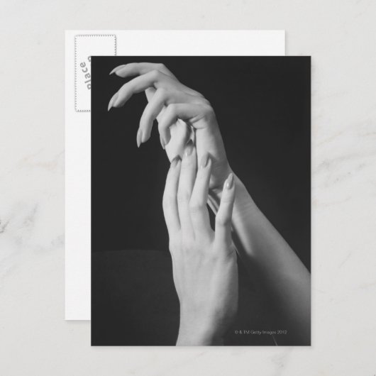 Womans Hands Briefkaart (Voorkant / Achterkant)