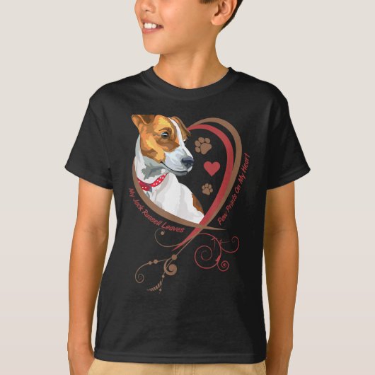 Womans Jack Russell Terrier Shirt Parson Russell T (Voorkant)