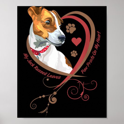 Womans Jack Russell Terrier Shirt Parson Russell T Poster (Voorkant)