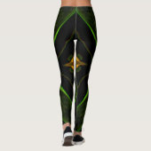 Womans Leggings tights Compliing Clothing Athletic (Achterkant)