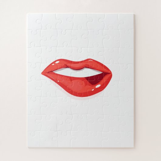 Womans Lips Legpuzzel (Verticaal)