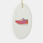 WOMANS RUNNING SHOE KERAMISCH ORNAMENT (Rechts)