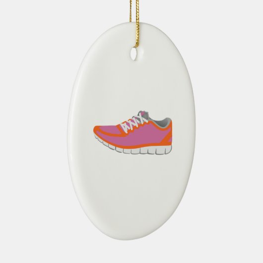 WOMANS RUNNING SHOE KERAMISCH ORNAMENT (Rechts)