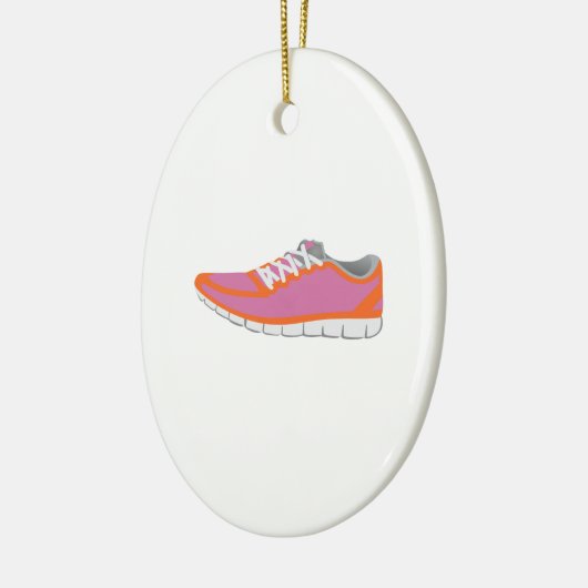WOMANS RUNNING SHOE KERAMISCH ORNAMENT (Links)