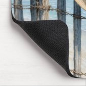 Woman's Summer Straw Hat In Ocean Breeze Muismat (Hoek)