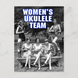 Woman's Uke Team Briefkaart