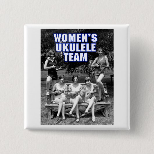 Woman's Uke Team Button (Voorkant)