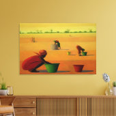 Woman's Work Canvas Afdruk (Insitu (Woonkamer))