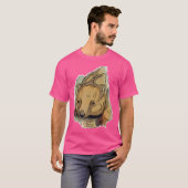 Wombat Abstract T-shirt (Voorkant volledig)