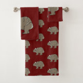 Wombat Bad Handdoek (Insitu)