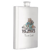 Wombat Bedankt Coach Cadeau Sport Trainer Kunstwer Flacon (Rechts)