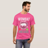 Wombat belt en ik moet gaan t-shirt (Voorkant volledig)