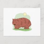 Wombat Briefkaart (Voorkant)