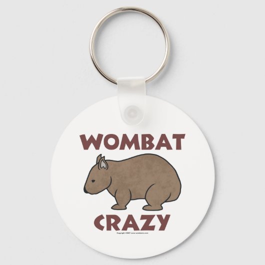 Wombat Crazy III Sleutelhanger (Voorkant)