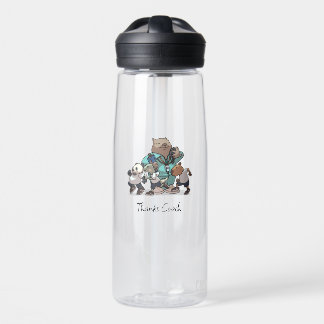 Wombat Dank Je Coach Cadeau Sport Trainer Kunstwer Waterfles