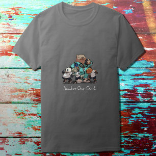 Wombat Dank Je Coach Cadeau Sporttrainer Kunstwerk T-shirt