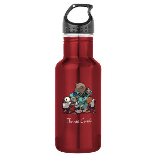 Wombat Dank Je Coach Cadeau Sporttrainer Kunstwerk Waterfles