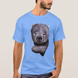 Wombat dier komt van binnen t-shirt