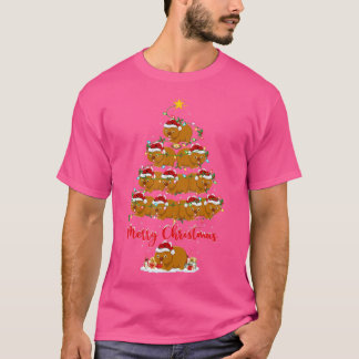 Wombat Dierenvriend Matching Santa Wombat Christma T-shirt