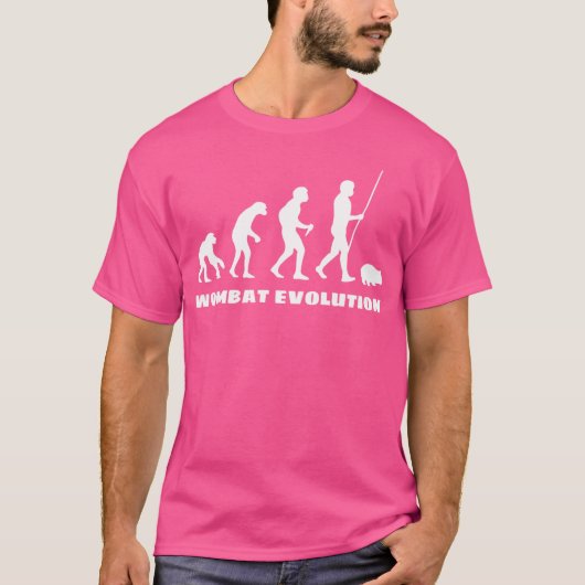 Wombat Evolution T-shirt (Voorkant)