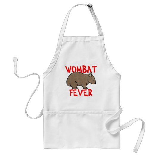 Wombat Fever Standaard Schort (Voorkant)