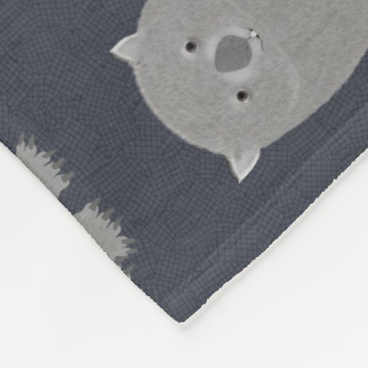 Wombat Fleece Blanket Deken (Hoek)
