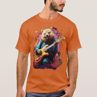 Wombat Gitaar spelen T-shirt