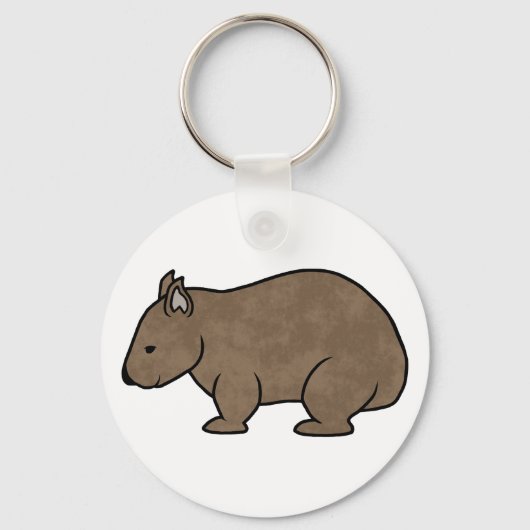 Wombat Graphic Sleutelhanger (Voorkant)