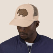 Wombat Graphic Trucker Pet (In situ)