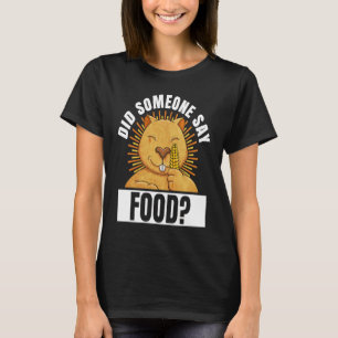 Wombat heeft voedsel nodig Citaat Cute Rodent Anim T-shirt