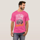 Wombat Human Funny Wildlife Idee T-shirt (Voorkant volledig)