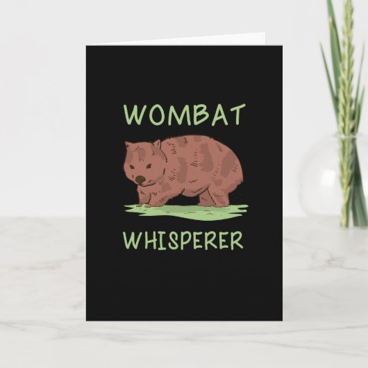 Wombat Kaart (Voorkant)